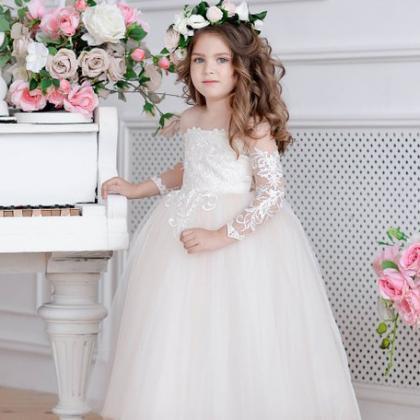 christmas wedding flower girl dresses
