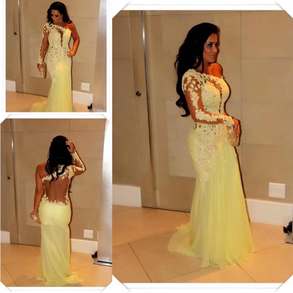 baby yellow prom dresses