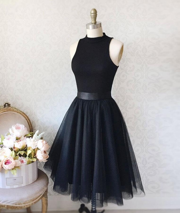 cute short black dress