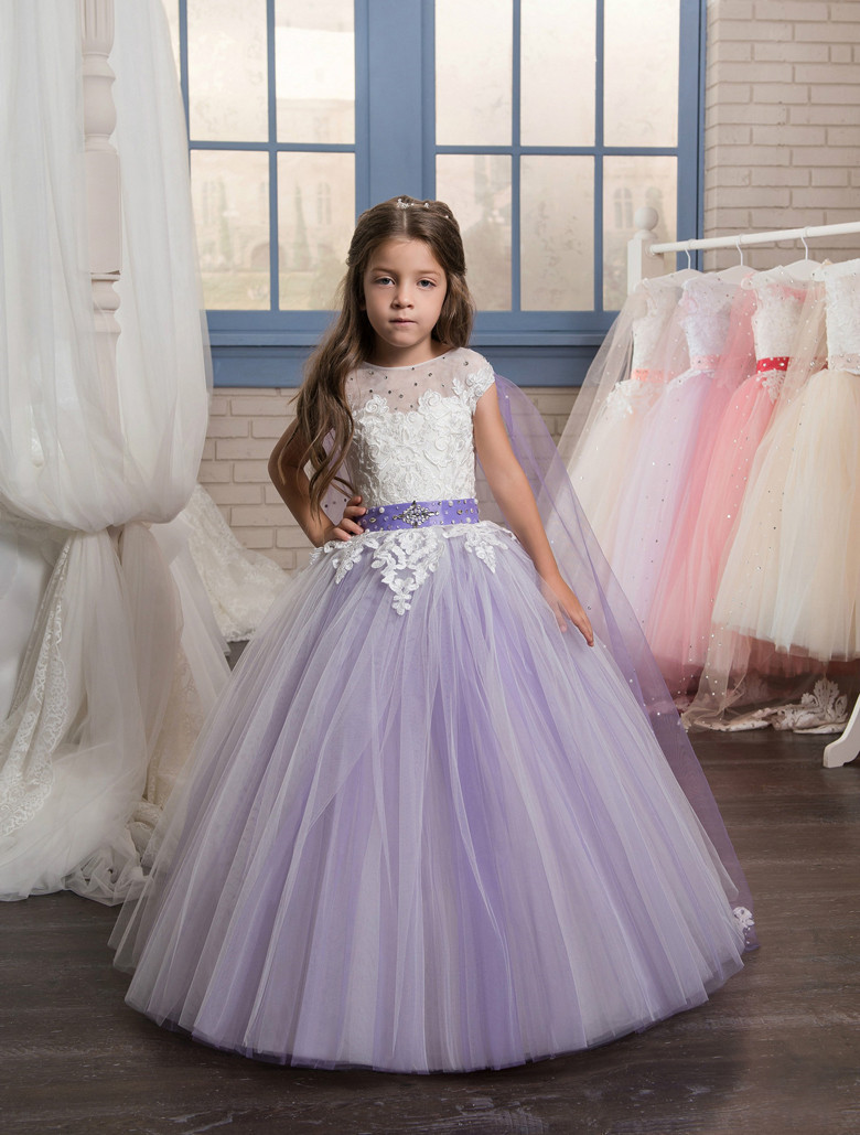 flower girl dress with cape