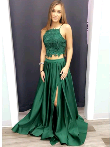 simple emerald green prom dresses