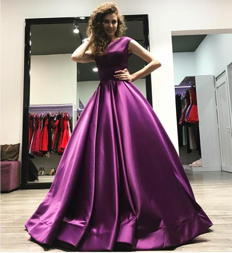 satin gown dress