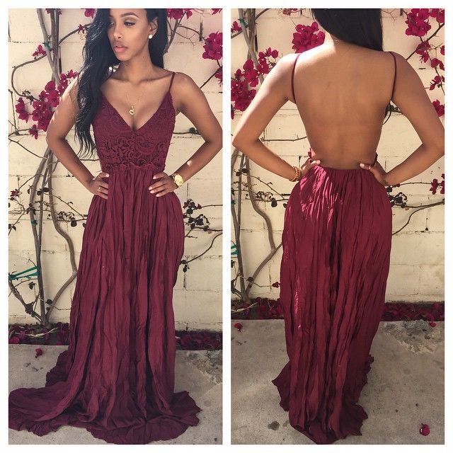 burgundy prom dresses 2017