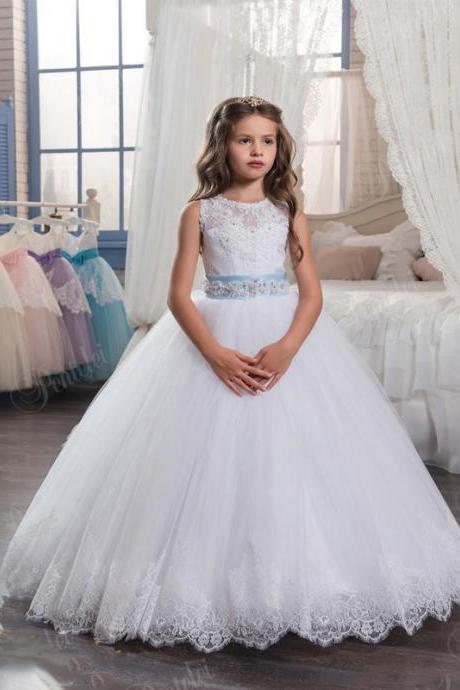 white junior bride dresses